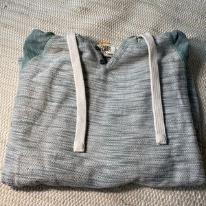 Free Planet Mens Multi Shades of Blue, Hoodie